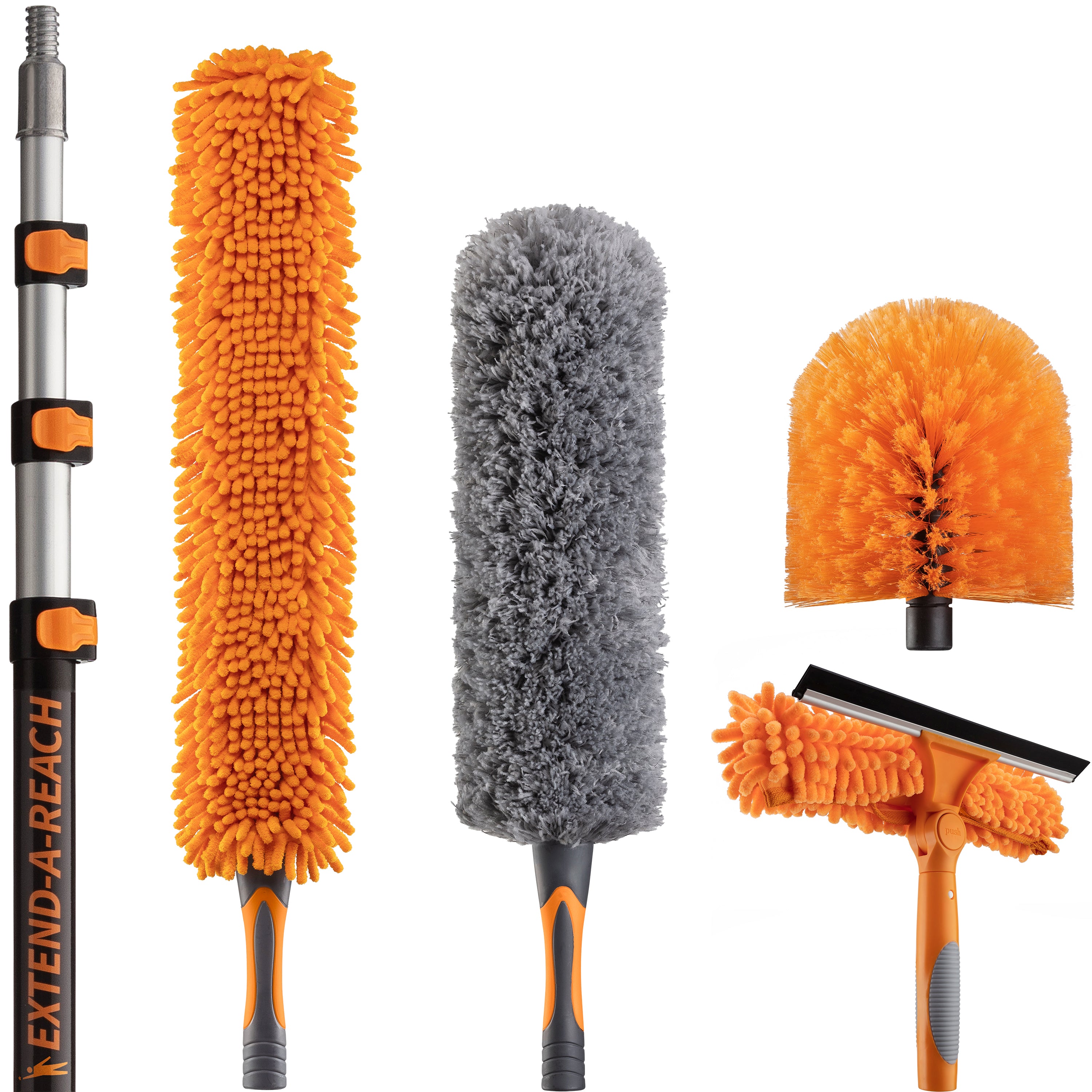  Hawk Electrostatic Duster Set Trap The Dust Pulls Dust - 3  Piece Set (Assorted Colors) : Health & Household